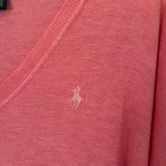 Ralph Lauren Coral Knit Sweater Size Small - Picture 3 of 9